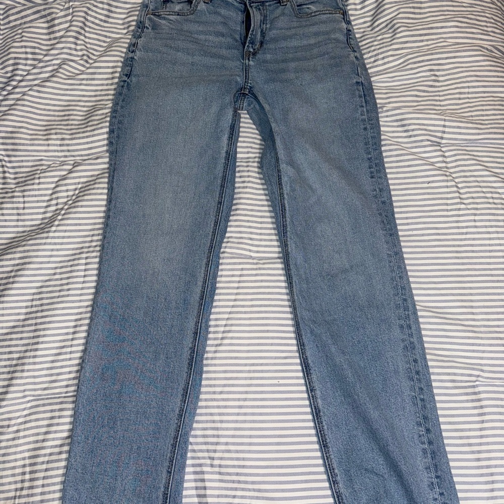 American Eagle Outfitters Blue Straight Leg Jeans